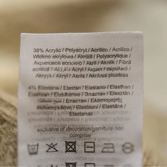 Vero Moda Tan and Cream Argyle Sweater - Picture 6 of 7